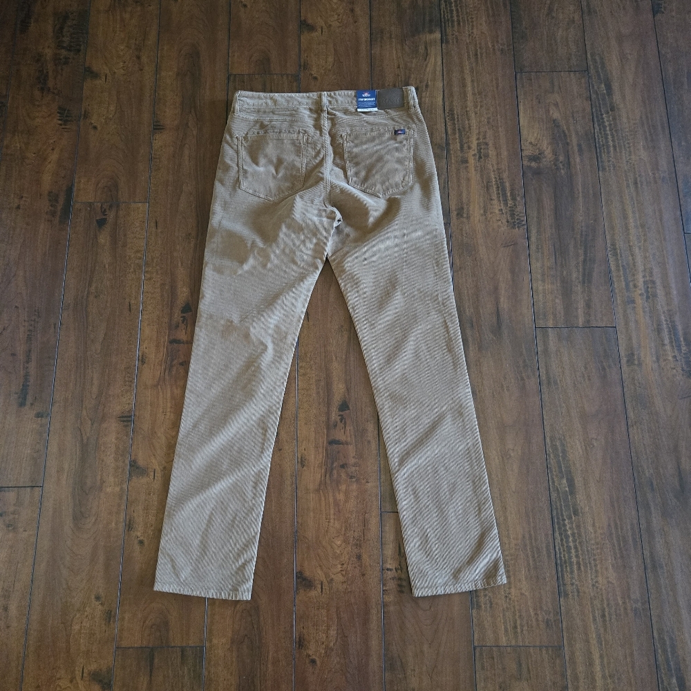 Faherty Stretch Corduroy 5-Pocket Men's Pant Rum Raw Umber Garment Dyed 30x32 - Picture 5 of 16